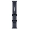 Pasek do Apple Watch (44/45/46/49mm) Granatowy (Tytan czarny) Materiał Fluoroelastomer