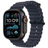Pasek do Apple Watch (44/45/46/49mm) Granatowy (Tytan czarny)