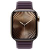 Pasek karbowany magnetyczny do Apple Watch (38/40/41/42mm) M/L Jeżyna Rodzaj Pasek