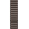 Pasek karbowany magnetyczny do Apple Watch (38/40/41/42mm) M/L Szaro-brązowy Materiał Poliester