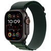 Pasek do Apple Watch (44/45/46/49mm) M Ciemnozielony (Tytan czarny)