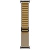 Pasek do Apple Watch (44/45/46/49mm) L Beżowy (Tytan czarny) Materiał Elastan