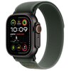 Pasek do Apple Watch (44/45/46/49mm) S/M Zielony (Tytan czarny)