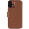 Etui DECODED Leather Detachable Wallet MagSafe do Apple iPhone 16 Brązowy