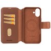 Etui DECODED Leather Detachable Wallet MagSafe do Apple iPhone 16 Brązowy Typ Etui portfel