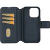 Etui DECODED Leather Detachable Wallet MagSafe do Apple iPhone 16 Pro Granatowy Dominujący kolor Granatowy