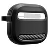 Etui na słuchawki SPIGEN Rugged Armor do Apple Airpods 4 Czarny Wodoodporność Nie