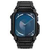 Pasek SPIGEN Rugged Armor Pro do Apple Watch 10 42mm Czarny Materiał TPU