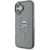 Etui KARL LAGERFELD IML Metal Karl&Choupette Head MagSafe do Apple iPhone 16 Czarny Seria telefonu iPhone