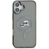 Etui KARL LAGERFELD IML Metal Karl&Choupette Head MagSafe do Apple iPhone 16 Czarny Model telefonu iPhone 16