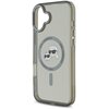 Etui KARL LAGERFELD IML Metal Karl&Choupette Head MagSafe do Apple iPhone 16 Czarny Typ Etui nakładka