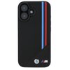 Etui BMW M Meshed Tricolor Stripes MagSafe do Apple iPhone 16 Czarny Model telefonu iPhone 16