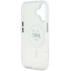 Etui KARL LAGERFELD IML Metal Choupette Head MagSafe do Apple iPhone 16 Biały Gwarancja 24 miesiące