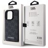 Etui KARL LAGERFELD Leather Monogram Metal Logo MagSafe do Apple iPhone 15 Pro Czarny Marka telefonu Apple