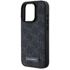 Etui KARL LAGERFELD Leather Monogram Metal Logo MagSafe do Apple iPhone 15 Pro Czarny Typ Etui nakładka