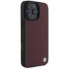Etui BMW Sign Leather Diamond Metal Logo MagSafe do Apple iPhone 16 Pro Max Czerwony Kompatybilność Apple iPhone 16 Pro Max