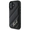 Etui KARL LAGERFELD Quilted Signature do Apple iPhone 16 Plus Czarny Seria telefonu iPhone