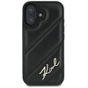 Etui KARL LAGERFELD Quilted Signature do Apple iPhone 16 Plus Czarny Model telefonu iPhone 16 Plus