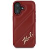 Etui KARL LAGERFELD Quilted Signature do Apple iPhone 16 Czerwony Model telefonu iPhone 16