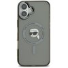 Etui KARL LAGERFELD IML Metal Karl Head MagSafe do Apple iPhone 16 Czarny Model telefonu iPhone 16