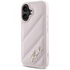 Etui KARL LAGERFELD Quilted Signature do Apple iPhone 16 Różowy Seria telefonu iPhone