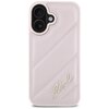 Etui KARL LAGERFELD Quilted Signature do Apple iPhone 16 Różowy Model telefonu iPhone 16