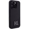Etui KARL LAGERFELD Silicone Shadow Metal Initial Magsafe do Apple iPhone 16 Pro Czarny Model telefonu iPhone 16 Pro