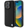 Etui BMW Leather Hot Stamp do Apple iPhone 16 Pro Czarny