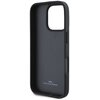 Etui BMW Leather Hot Stamp do Apple iPhone 16 Pro Czarny Typ Etui nakładka