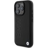 Etui BMW Leather Hot Stamp do Apple iPhone 16 Pro Max Czarny Seria telefonu iPhone