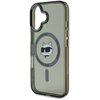 Etui KARL LAGERFELD IML Metal Choupette Head MagSafe do Apple iPhone 16 Plus Czarny Typ Etui nakładka