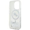 Etui KARL LAGERFELD Liquid Glitter Karl&Choupette Head MagSafe do Apple iPhone 16 Pro Przezroczysty Gwarancja 24 miesiące
