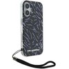 Etui KARL LAGERFELD Zebra with Cord do Apple iPhone 16 Plus Fioletowy Model telefonu iPhone 16 Plus