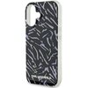 Etui KARL LAGERFELD Zebra with Cord do Apple iPhone 16 Plus Fioletowy Dominujący kolor Fioletowy