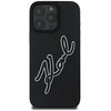 Etui KARL LAGERFELD 3D Rubber Bicolor Signature do Apple iPhone 16 Pro Czarny Model telefonu iPhone 16 Pro