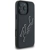 Etui KARL LAGERFELD 3D Rubber Bicolor Signature do Apple iPhone 16 Pro Czarny Kompatybilność Apple iPhone 16 Pro