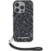 Etui KARL LAGERFELD Zebra with Cord do Apple iPhone 16 Pro Max Fioletowy Seria telefonu iPhone