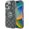 Etui KARL LAGERFELD IML Monogram Karl&Choupette Head MagSafe do Apple iPhone 16 Pro Max Czarny