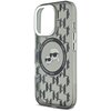 Etui KARL LAGERFELD IML Monogram Karl&Choupette Head MagSafe do Apple iPhone 16 Pro Max Czarny Typ Etui nakładka