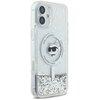 Etui KARL LAGERFELD Liquid Glitter Choupette Head MagSafe do Apple iPhone 16 Pro Przezroczysty Kompatybilność Apple iPhone 16 Pro