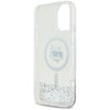 Etui KARL LAGERFELD Liquid Glitter Choupette Head MagSafe do Apple iPhone 16 Pro Przezroczysty Gwarancja 24 miesiące