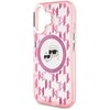 Etui KARL LAGERFELD IML Monogram Karl&Choupette Head MagSafe do Apple iPhone 16 Różowy Typ Etui nakładka