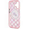 Etui KARL LAGERFELD IML Monogram Karl&Choupette Head MagSafe do Apple iPhone 16 Różowy Gwarancja 24 miesiące