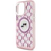 Etui KARL LAGERFELD IML Monogram Karl&Choupette Head MagSafe do Apple iPhone 16 Pro Max Różowy Typ Etui nakładka