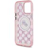 Etui KARL LAGERFELD IML Monogram Karl&Choupette Head MagSafe do Apple iPhone 16 Pro Max Różowy Gwarancja 24 miesiące