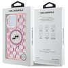 Etui KARL LAGERFELD IML Monogram Karl&Choupette Head MagSafe do Apple iPhone 16 Pro Max Różowy Marka telefonu Apple