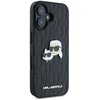 Etui KARL LAGERFELD Monogram Karl&Choupette Head Pin do Apple iPhone 16 Plus Czarny Kompatybilność Apple iPhone 16 Plus