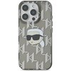 Etui KARL LAGERFELD IML Karl Head Electroplated do Apple iPhone 16 Pro Czarny Model telefonu iPhone 16 Pro