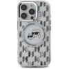 Etui KARL LAGERFELD IML Monogram Karl&Choupette Head MagSafe do Apple iPhone 16 Pro Przezroczysty Model telefonu iPhone 16 Pro