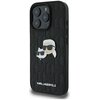 Etui KARL LAGERFELD Monogram Karl&Chaoupette Head Pin do Apple iPhone 16 Pro Max Czarny Seria telefonu iPhone